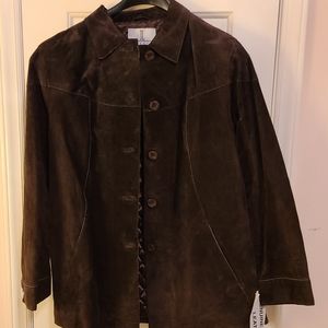 Suede/leather coat